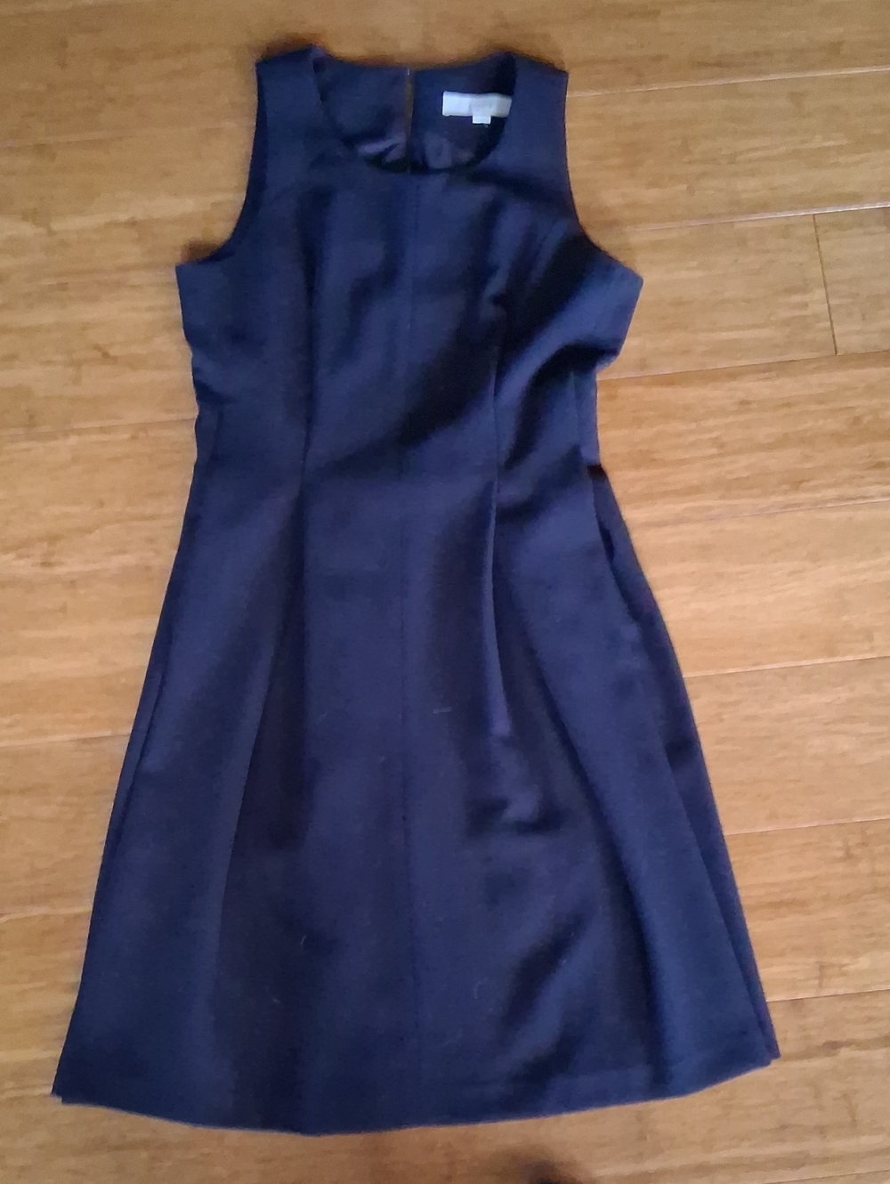 LOFT Navy Sleeveless A-Line Dress